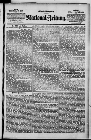 Nationalzeitung vom 11.07.1903