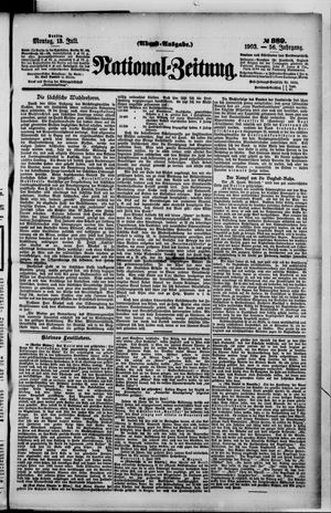 Nationalzeitung vom 13.07.1903