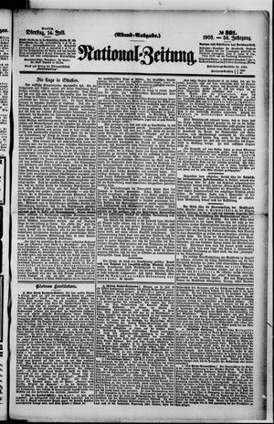 Nationalzeitung on Jul 14, 1903