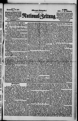 Nationalzeitung vom 16.07.1903