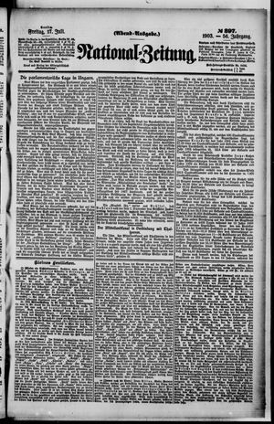 Nationalzeitung vom 17.07.1903