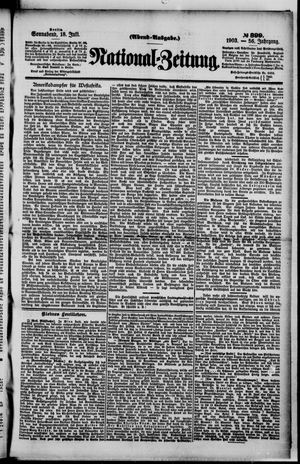 Nationalzeitung on Jul 18, 1903