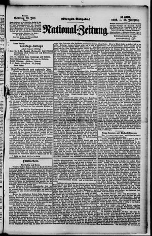 Nationalzeitung vom 19.07.1903