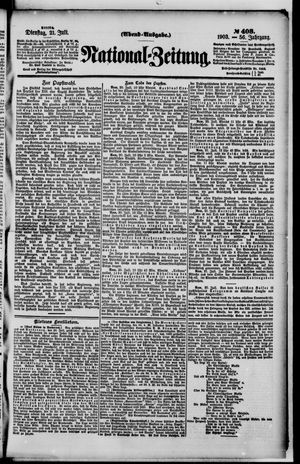 Nationalzeitung vom 21.07.1903