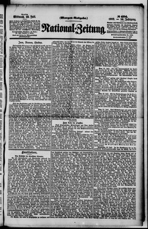 Nationalzeitung vom 22.07.1903