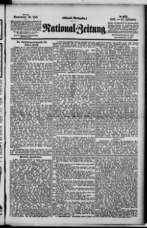 Nationalzeitung on Jul 25, 1903