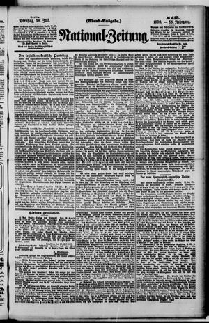 National-Zeitung vom 28.07.1903