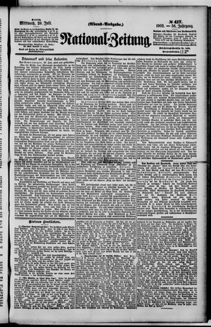 National-Zeitung on Jul 29, 1903