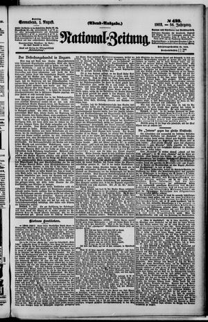 National-Zeitung vom 01.08.1903