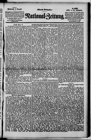 National-Zeitung vom 05.08.1903