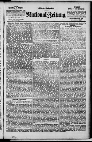 National-Zeitung on Aug 11, 1903