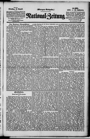 National-Zeitung vom 18.08.1903