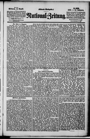 National-Zeitung on Aug 19, 1903