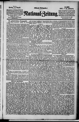 National-Zeitung on Aug 21, 1903