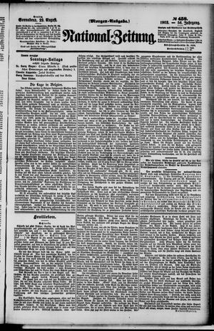 National-Zeitung vom 22.08.1903