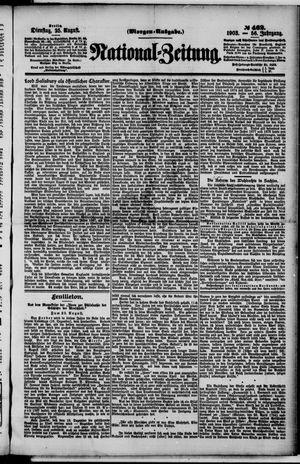 National-Zeitung vom 25.08.1903
