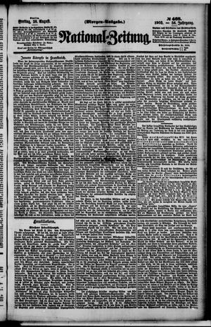 National-Zeitung vom 28.08.1903