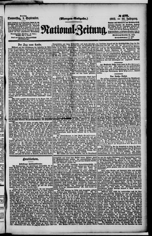 National-Zeitung on Sep 3, 1903