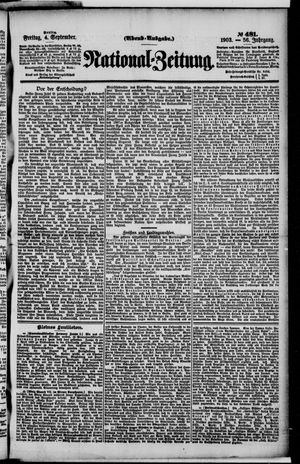 National-Zeitung on Sep 4, 1903