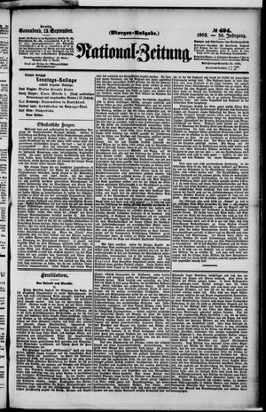 National-Zeitung on Sep 12, 1903