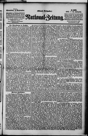 National-Zeitung on Sep 12, 1903