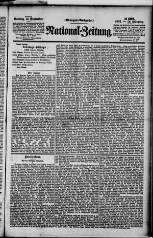 National-Zeitung on Sep 13, 1903
