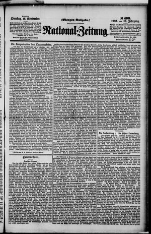 National-Zeitung vom 15.09.1903