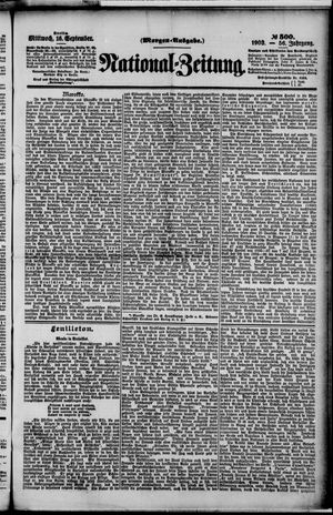 Nationalzeitung vom 16.09.1903