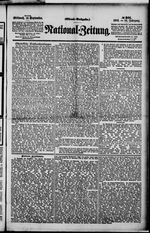 Nationalzeitung vom 16.09.1903