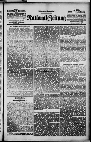 National-Zeitung vom 17.09.1903
