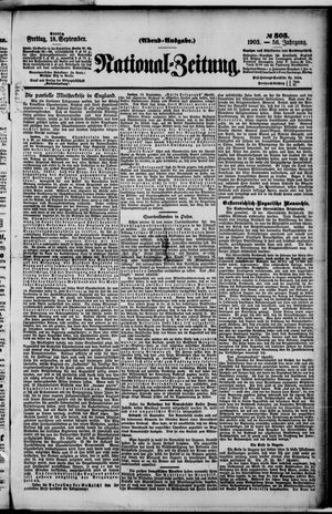 National-Zeitung vom 18.09.1903