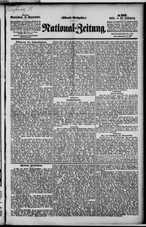 National-Zeitung vom 19.09.1903