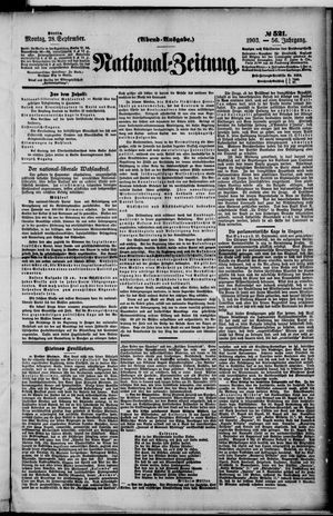 National-Zeitung vom 28.09.1903