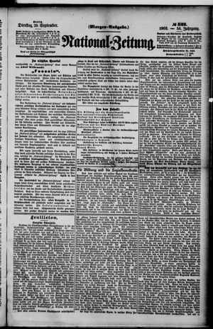 National-Zeitung vom 29.09.1903