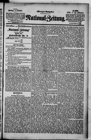 National-Zeitung on Oct 2, 1903