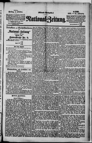 National-Zeitung on Oct 2, 1903