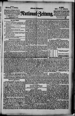 National-Zeitung vom 07.10.1903