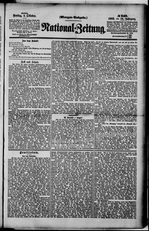 National-Zeitung vom 09.10.1903