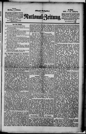 National-Zeitung vom 09.10.1903