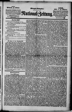 National-Zeitung vom 14.10.1903