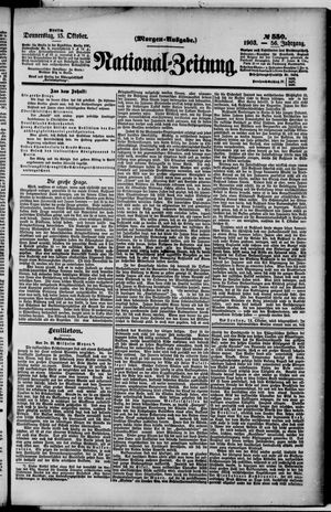 National-Zeitung vom 15.10.1903