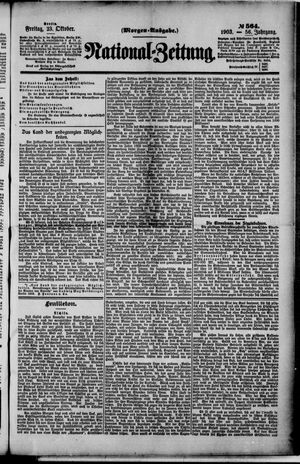 National-Zeitung vom 23.10.1903