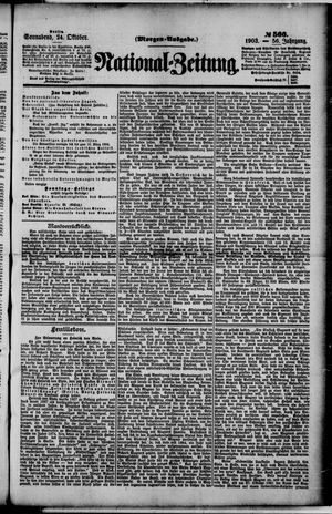 National-Zeitung vom 24.10.1903