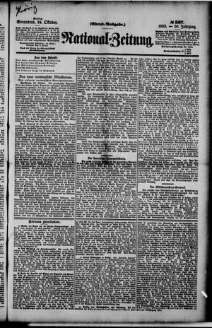 National-Zeitung vom 24.10.1903