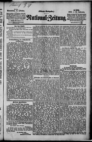 National-Zeitung vom 31.10.1903