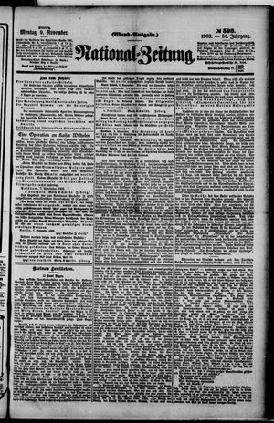 National-Zeitung on Nov 9, 1903