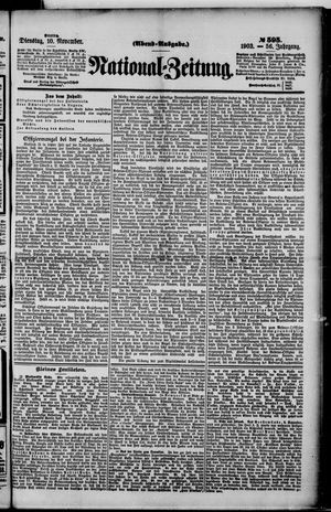 National-Zeitung vom 10.11.1903