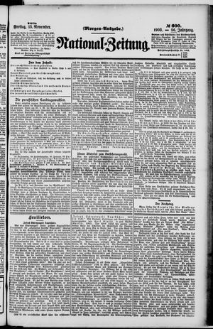 National-Zeitung on Nov 13, 1903
