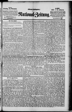 National-Zeitung vom 24.11.1903