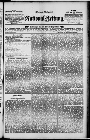 National-Zeitung on Nov 25, 1903